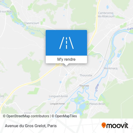 Avenue du Gros Grelot plan