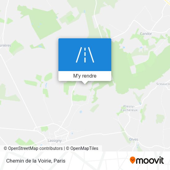 Chemin de la Voirie plan