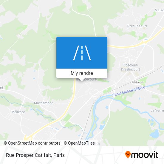 Rue Prosper Catifait plan