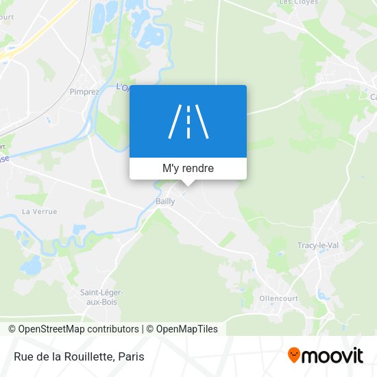 Rue de la Rouillette plan