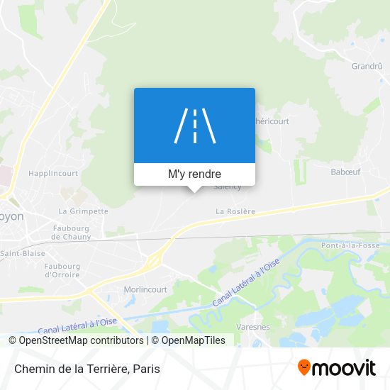 Chemin de la Terrière plan
