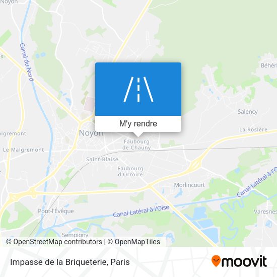 Impasse de la Briqueterie plan