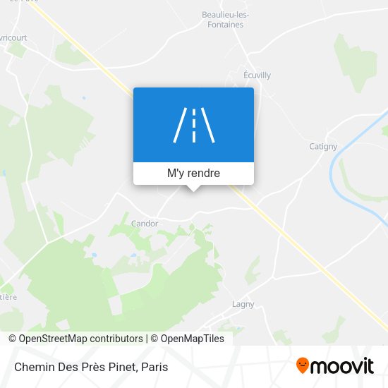 Chemin Des Près Pinet plan