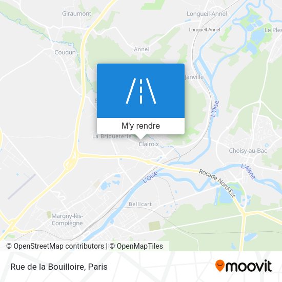 Rue de la Bouilloire plan