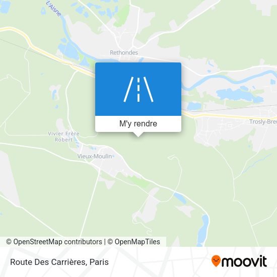 Route Des Carrières plan