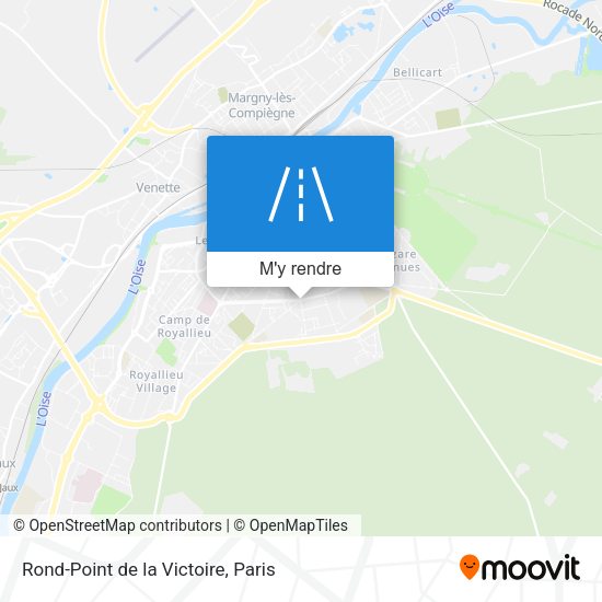 Rond-Point de la Victoire plan