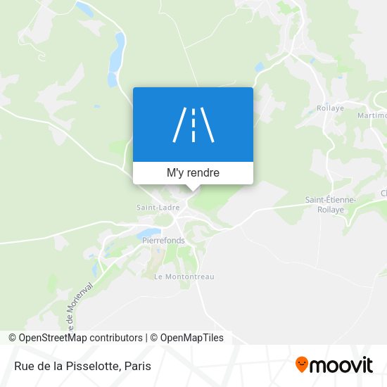Rue de la Pisselotte plan
