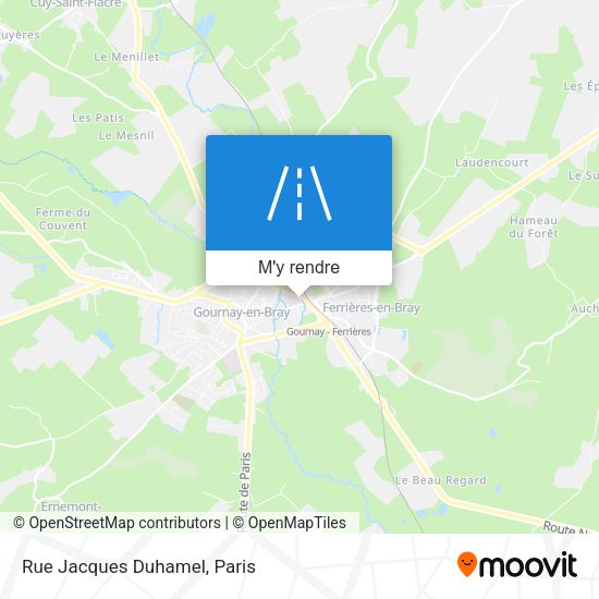 Rue Jacques Duhamel plan
