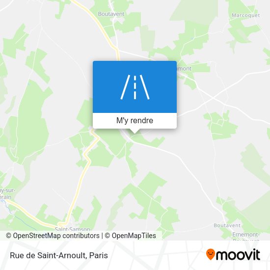 Rue de Saint-Arnoult plan
