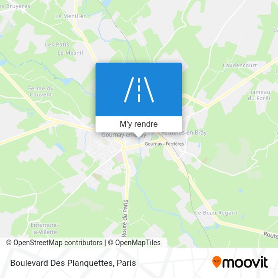 Boulevard Des Planquettes plan