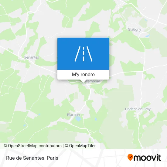 Rue de Senantes plan