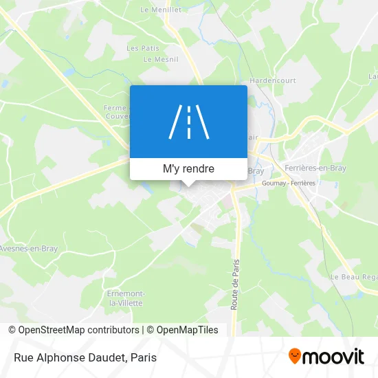 Rue Alphonse Daudet plan