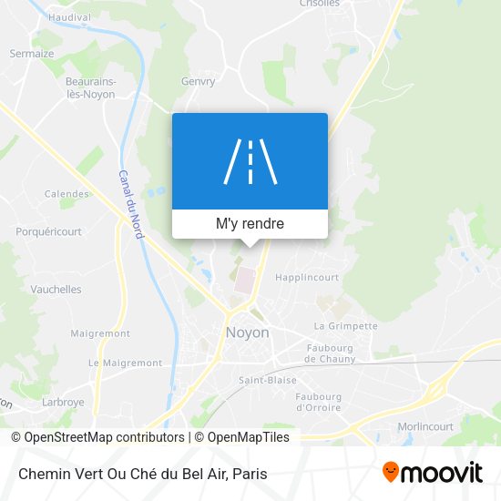 Chemin Vert Ou Ché du Bel Air plan