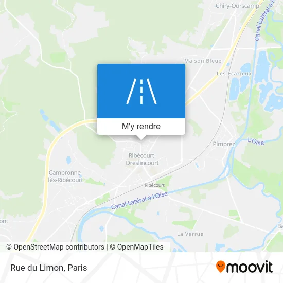 Rue du Limon plan