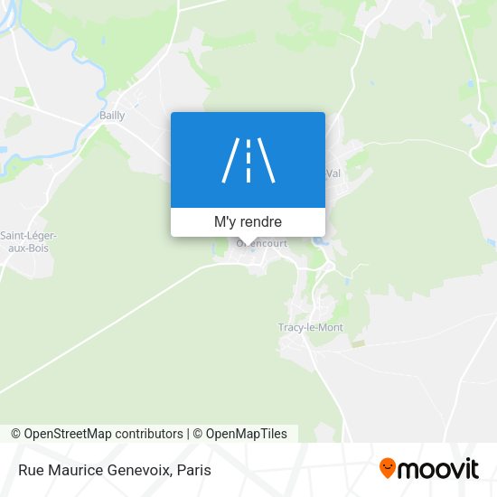 Rue Maurice Genevoix plan