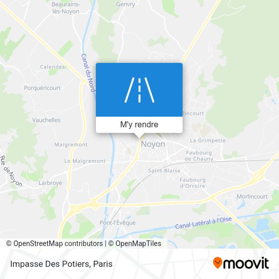Impasse Des Potiers plan