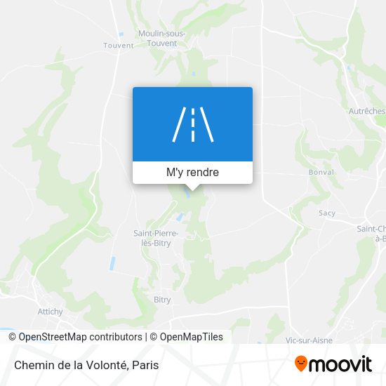 Chemin de la Volonté plan