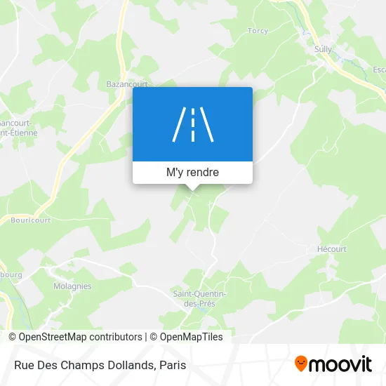 Rue Des Champs Dollands plan