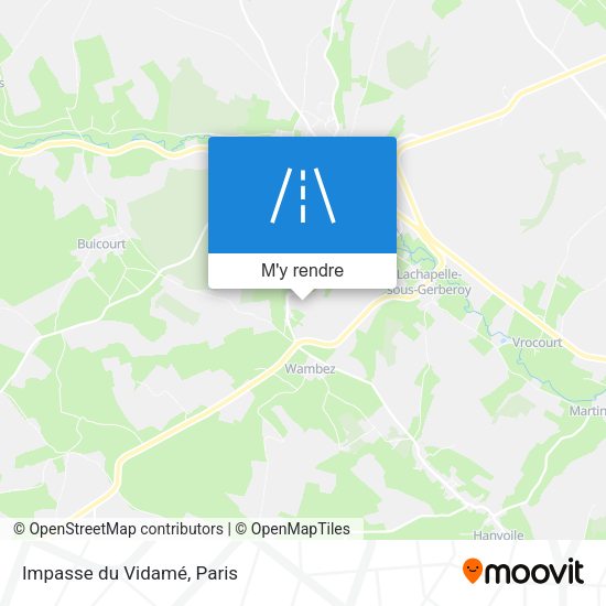 Impasse du Vidamé plan
