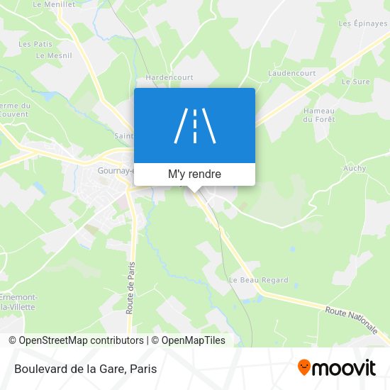 Boulevard de la Gare plan