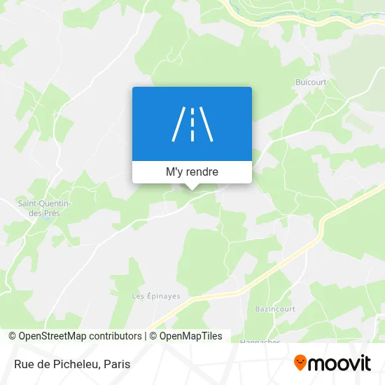 Rue de Picheleu plan
