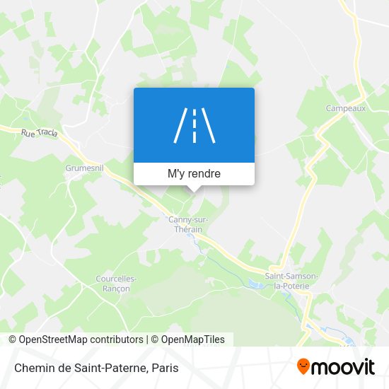 Chemin de Saint-Paterne plan