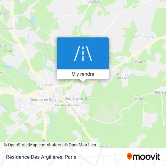 Résidence Des Argilières plan