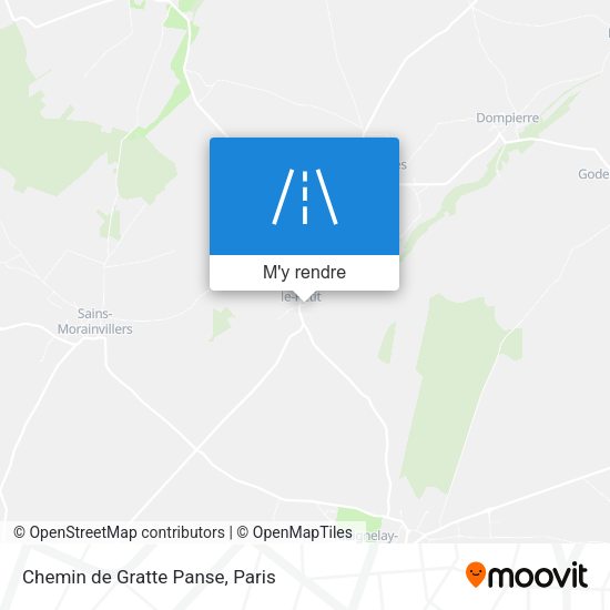 Chemin de Gratte Panse plan