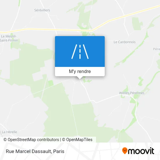 Rue Marcel Dassault plan