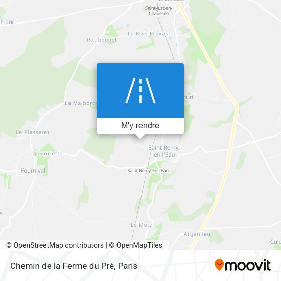 Chemin de la Ferme du Pré plan