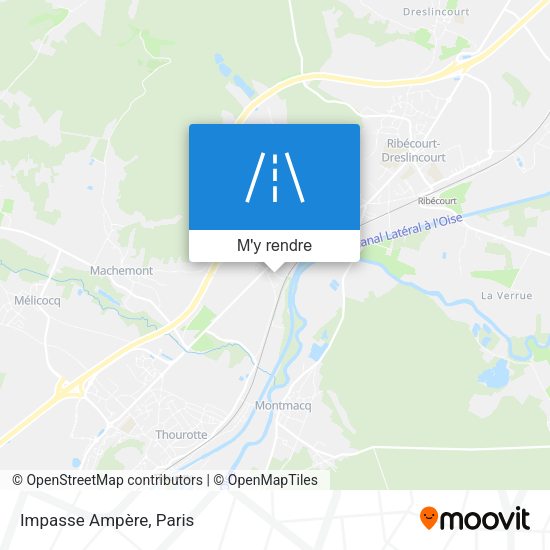 Impasse Ampère plan