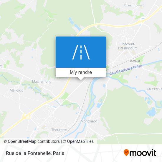 Rue de la Fontenelle plan