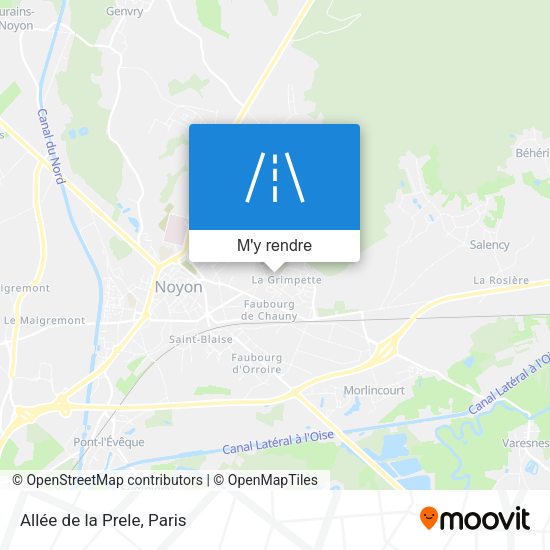 Allée de la Prele plan