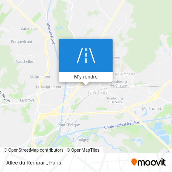 Allée du Rempart plan