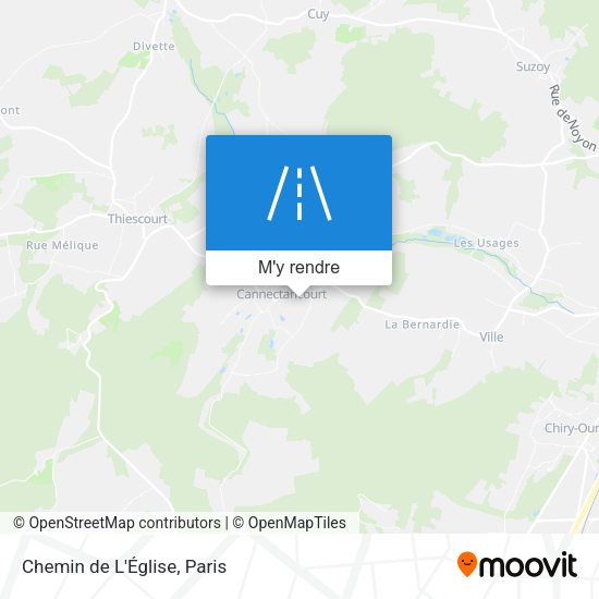 Chemin de L'Église plan