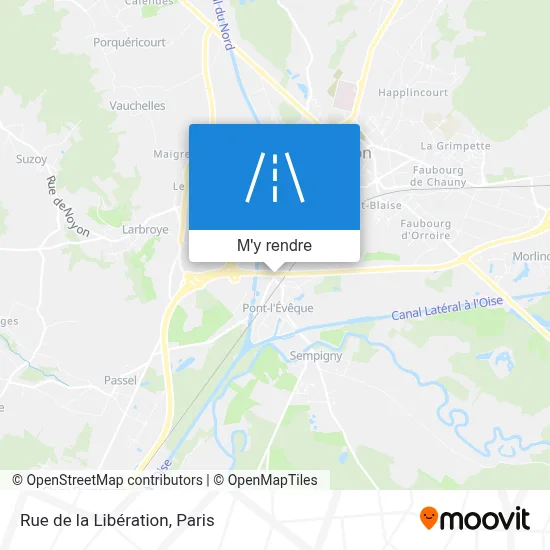 Rue de la Libération plan