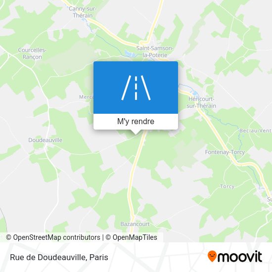 Rue de Doudeauville plan