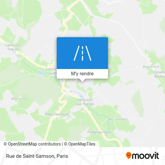 Rue de Saint-Samson plan