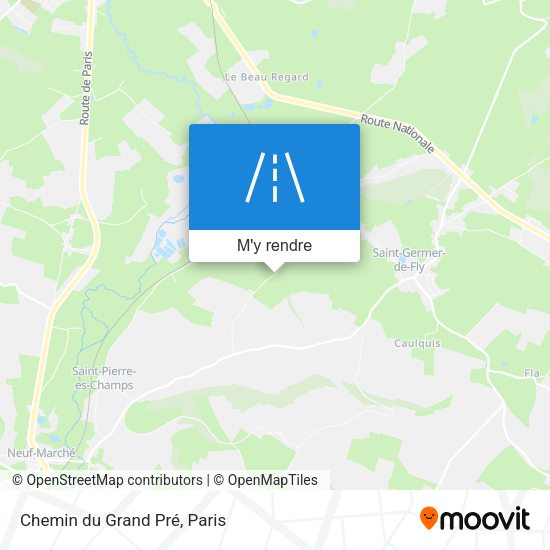 Chemin du Grand Pré plan