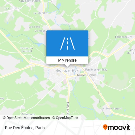 Rue Des Écoles plan
