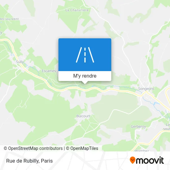 Rue de Rubilly plan