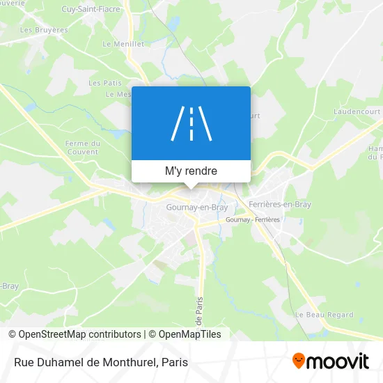 Rue Duhamel de Monthurel plan