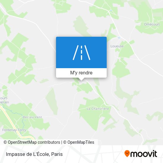 Impasse de L'École plan