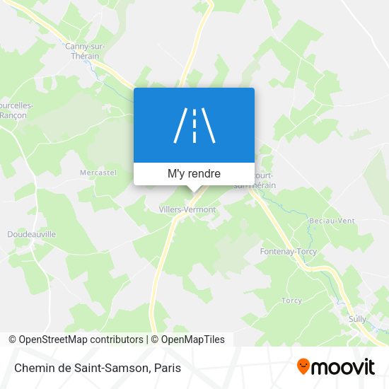 Chemin de Saint-Samson plan