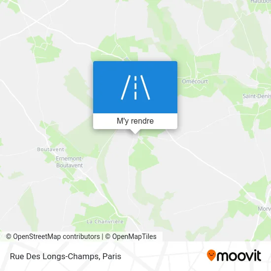 Rue Des Longs-Champs plan