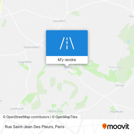 Rue Saint-Jean Des Pleurs plan