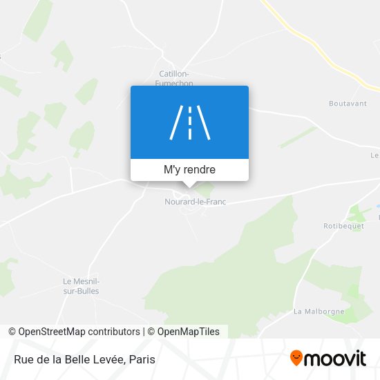 Rue de la Belle Levée plan