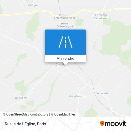 Ruelle de L'Église plan