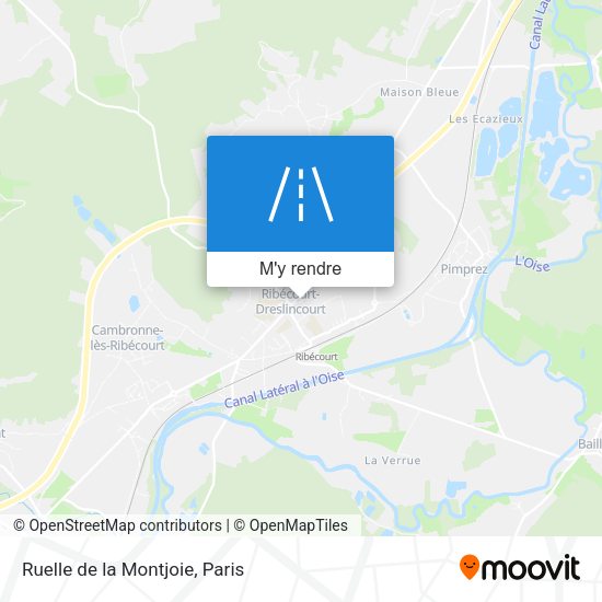 Ruelle de la Montjoie plan