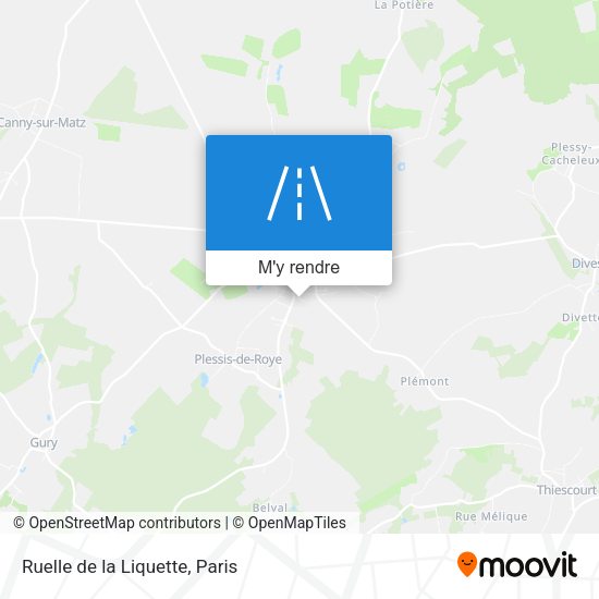 Ruelle de la Liquette plan